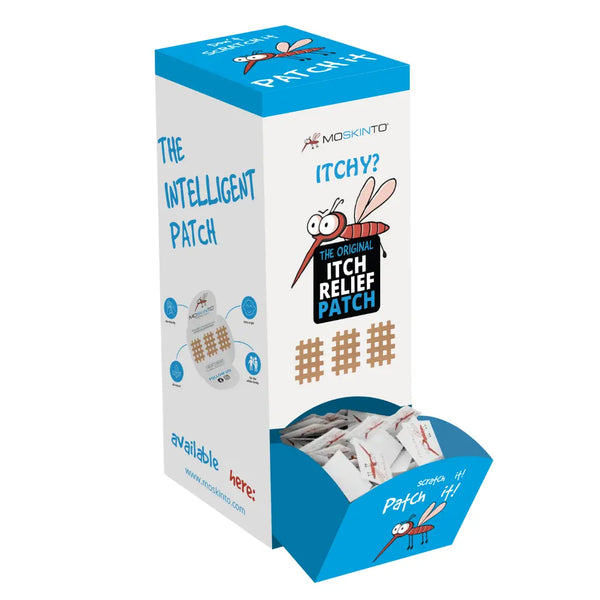 Dispenser Mix (100 units), 3ct The Original, Itch-Relief Patch, Moskinto USA