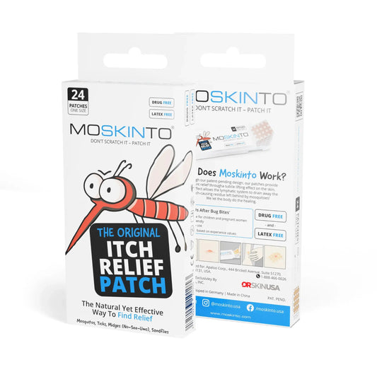 Moskinto, 24ct Classic, The Original, Itch-Relief Patch (Beige Tone) Moskinto USA