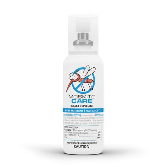 Moskito Care: 14hr Moisturizing Insect Repellent (20% Picaridin) 3.4oz Moskinto USA