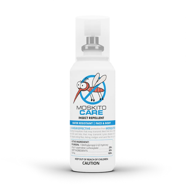 Moskito Care: 14hr Moisturizing Insect Repellent (20% Picaridin) 3.4oz Moskinto USA