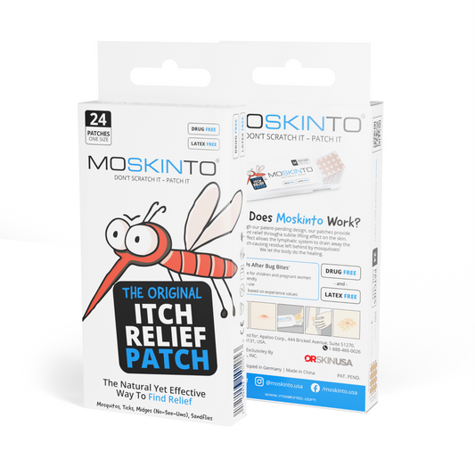 Moskinto, 24ct Classic, The Original, Itch-Relief Patch (Beige Tone)